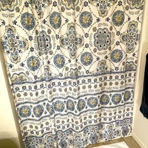 Pottery Barn Lila Shower Curtain, 100% Organic Cotton